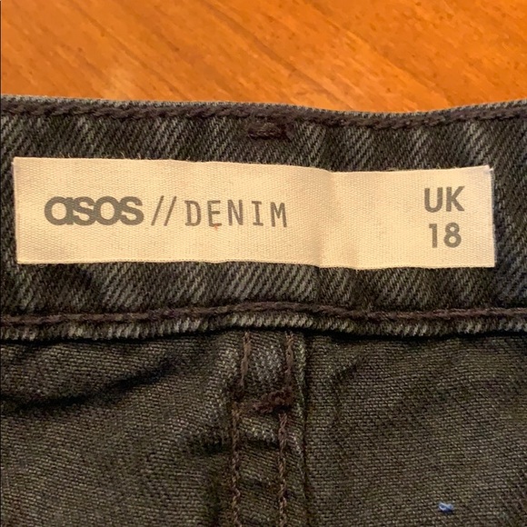 ASOS Black Denim Skirt - Size US 14 NWT - Picture 5 of 6